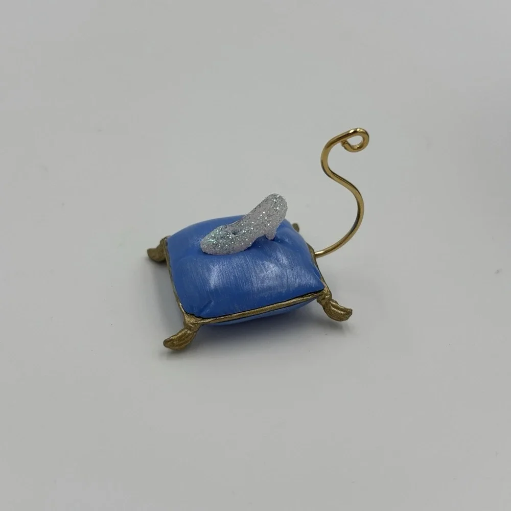Walt Disney's Cinderella 2001 Miniature The Glass Slipper Hallmark Tree Ornament